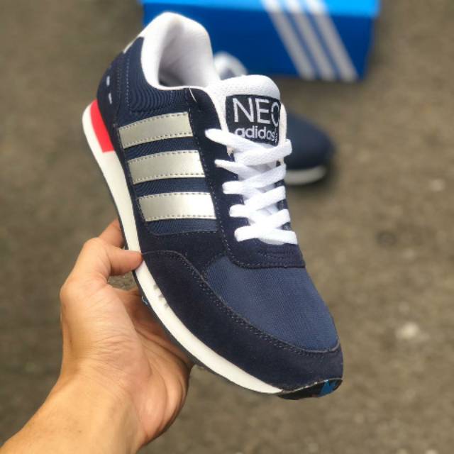 Jual Sepatu Termurah Adidas Neo City Racer Navy Size 39 40 Grade