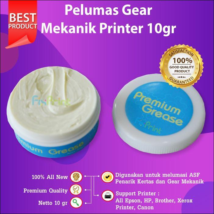 Jual Grease Mekanik Gear Asf Roller 10Gr Minyak Pelumas Printer ...