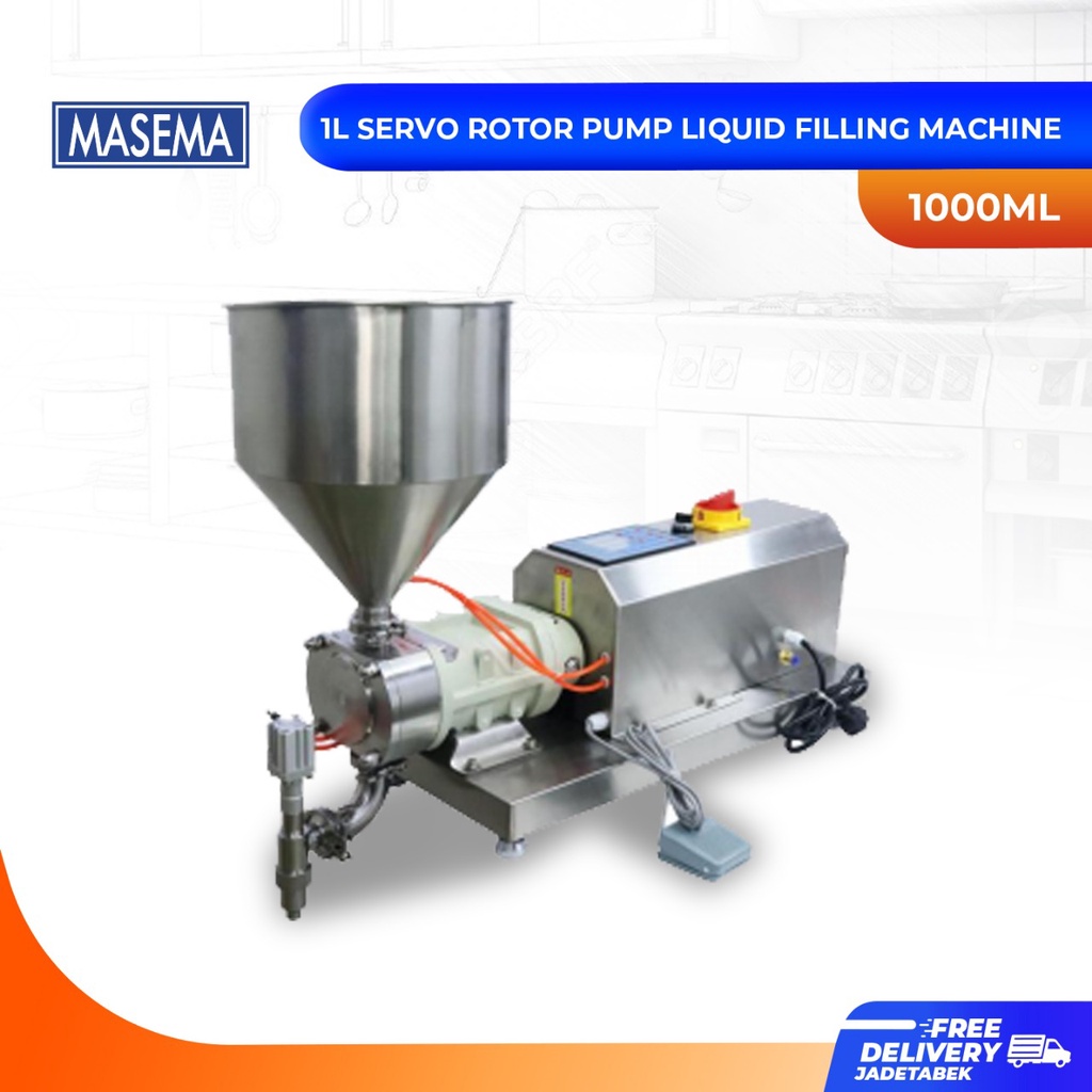 Jual 1L Servo Rotor Pump Liquid Filling Machine | Shopee Indonesia