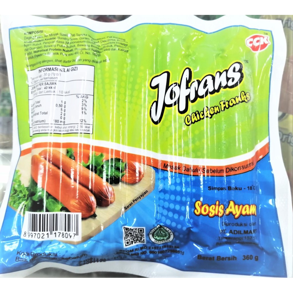 Jual Jofrans Sosis Ayam Gr Shopee Indonesia