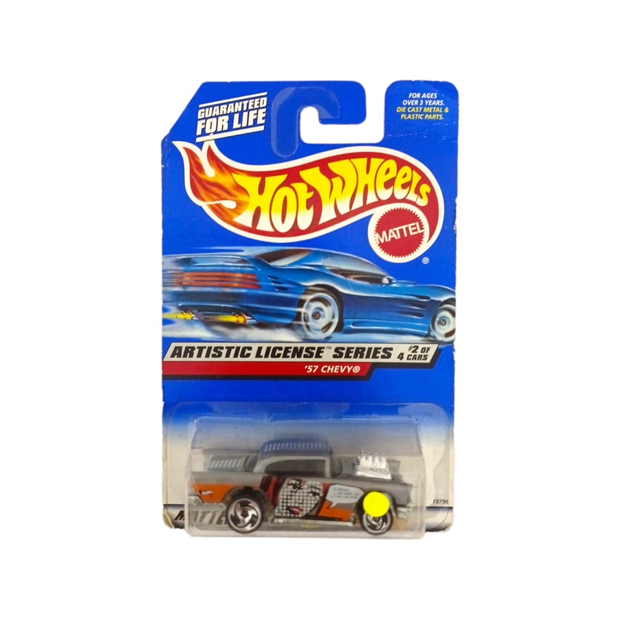 Jual HW Hot Wheels 57 Chevy 1957 silver Artistic Engine Version 1998 ...