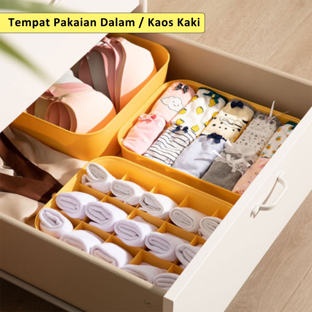 Jual Rak Tempat Kaos Kaki / Hijab / Dasi / Celana Dalam / Pakaian ...
