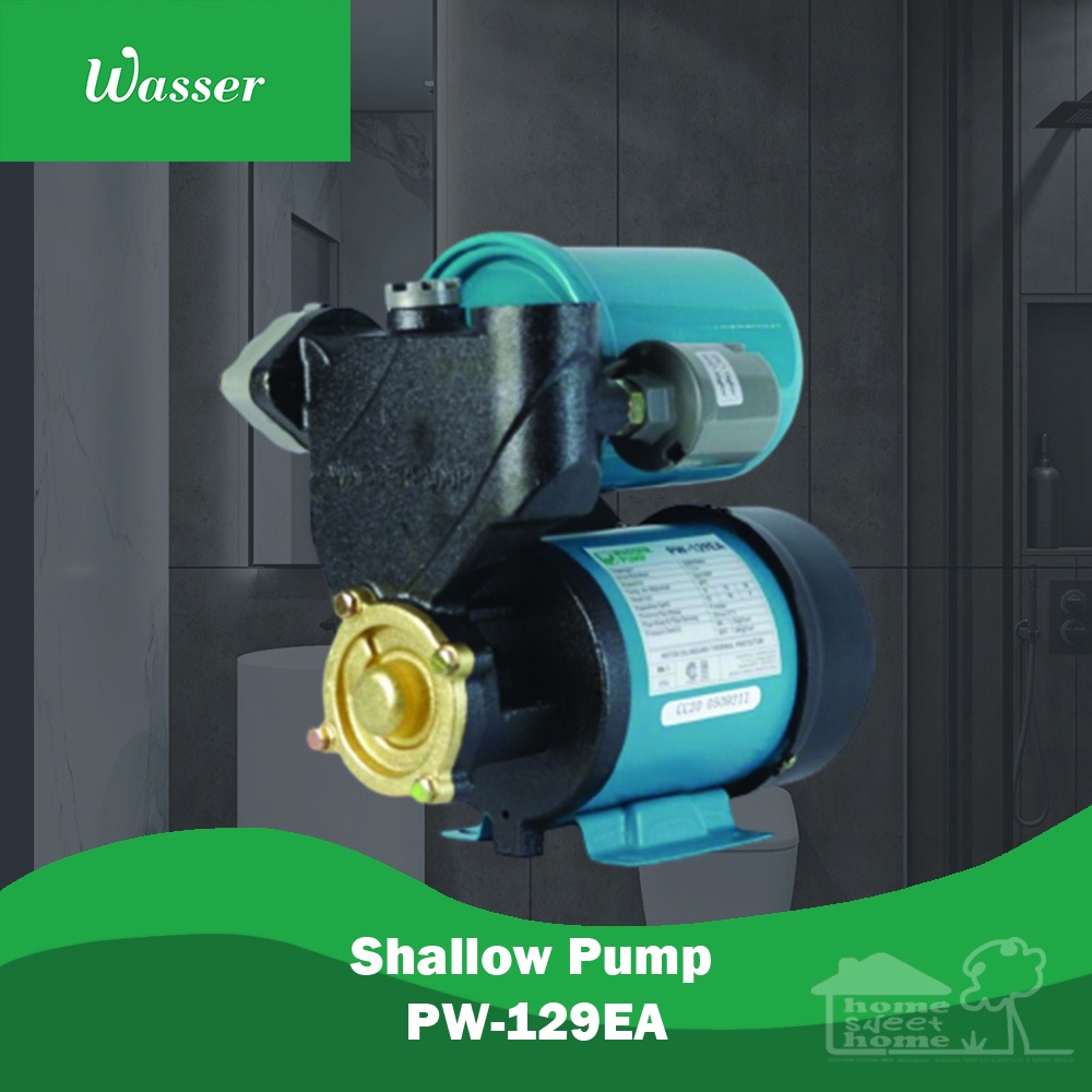 Jual WASSER SHALLOW WELL PUMP PW-129EA | Shopee Indonesia