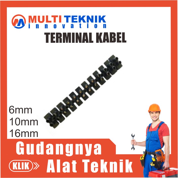 Jual Terminal Kabel Listrik Kuningan Krustin 6 10 16 mm MT568 | Shopee ...