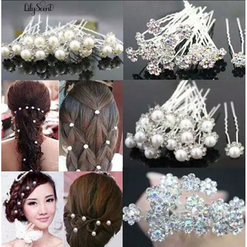 Jual hairpin/tusuk rambut tusuksanggul pengantin | Shopee Indonesia