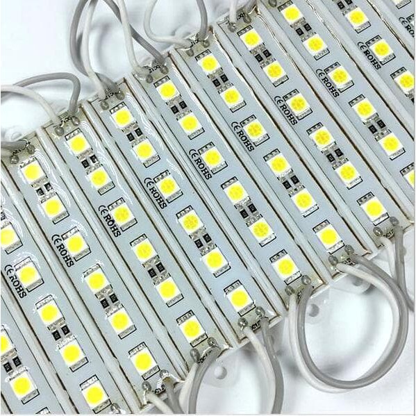 Jual LAMPU LED MODUL 6MATA SMD5050 12VOLT 6 MATA SMD 5050 WATERPROOF ...