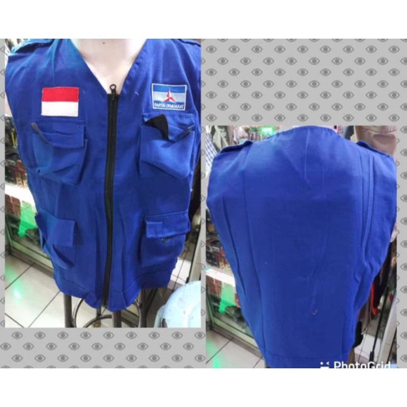 Jual rompi partai Demokrat biru | Shopee Indonesia