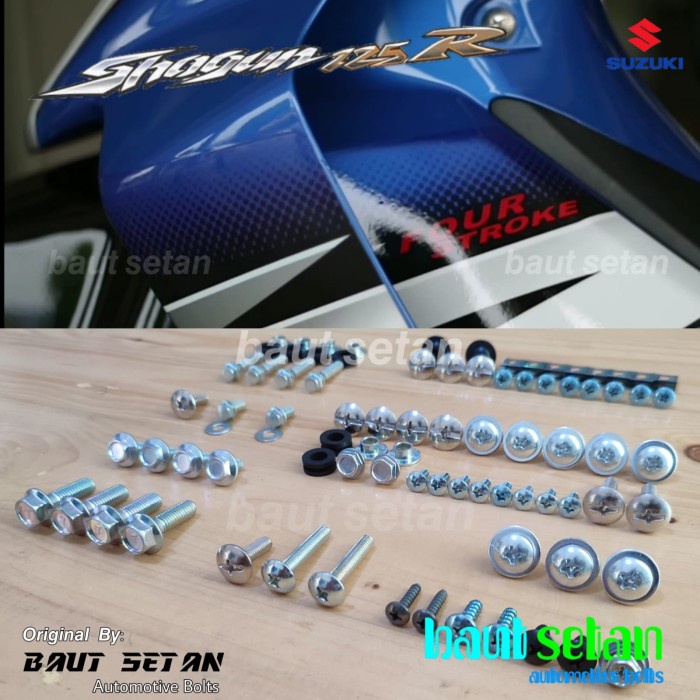 Jual Baut Full Body Suzuki Shogun 125 R-FD /Baut Fullset Shogun 125R ...