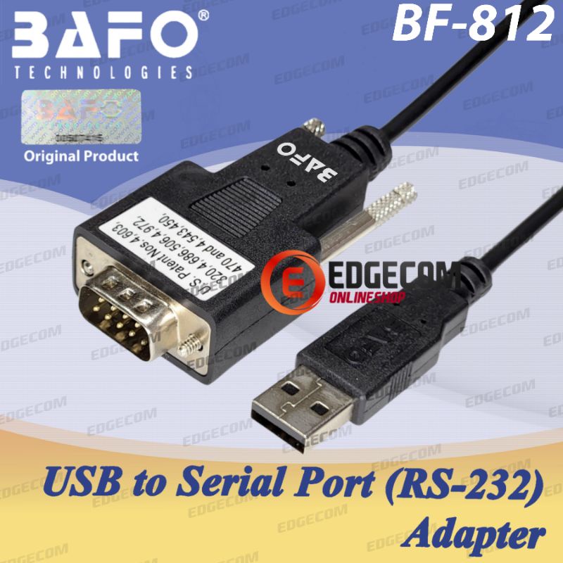 Jual Bafo Usb To Rs232 Serial Db9 Pin Male 1 Meter Bf 812 Shopee Indonesia