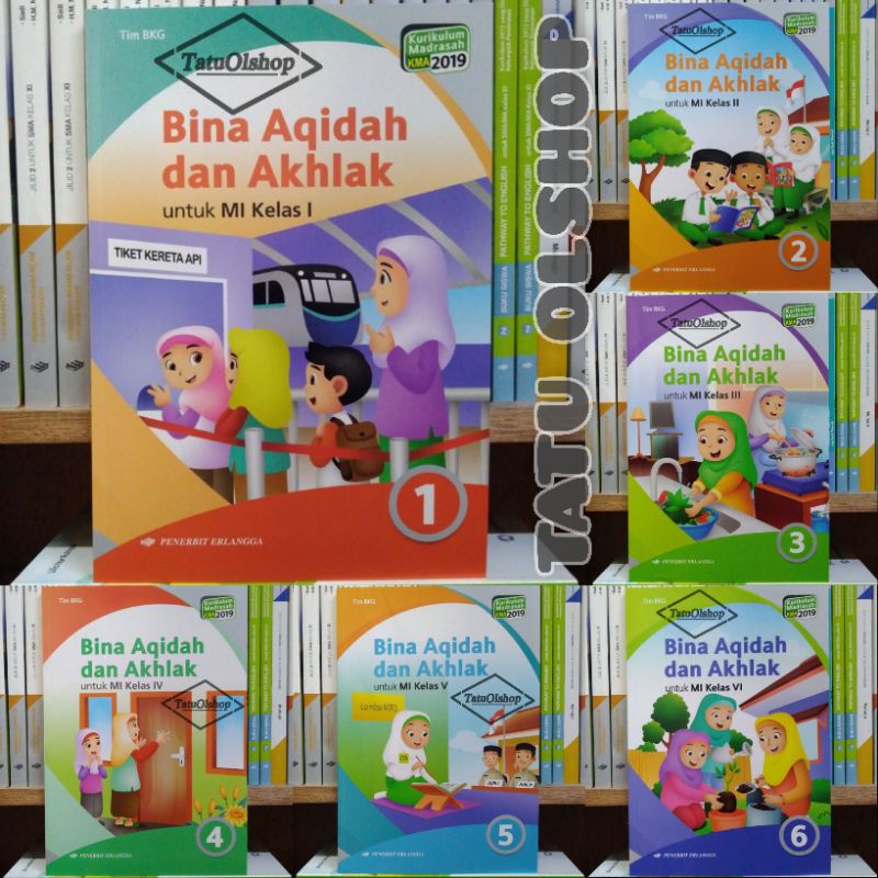 Jual Buku Bina Aqidah Dan Akhlak Akidah Dan Akhlak MI Kelas 1 2 3 4 5 6 ...