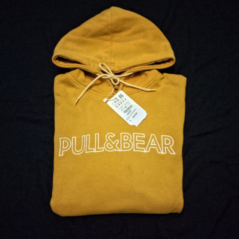 Hoodie pull and bear kuning best sale