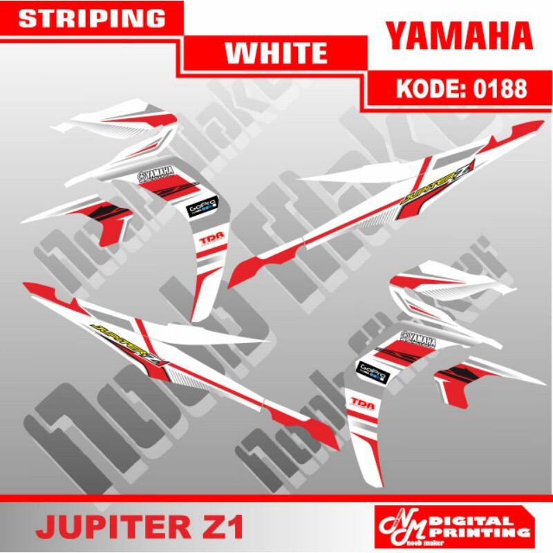 Jual 0188 DECAL STICKER JUPITER Z1 Shopee Indonesia