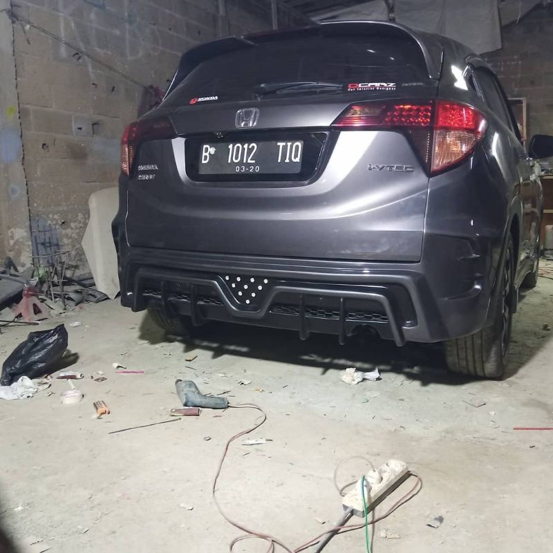 Jual bodykit Hrv lambo style Belakang saja HONDA TOP QUALITY kuat"tebal"lentur Shopee Indonesia