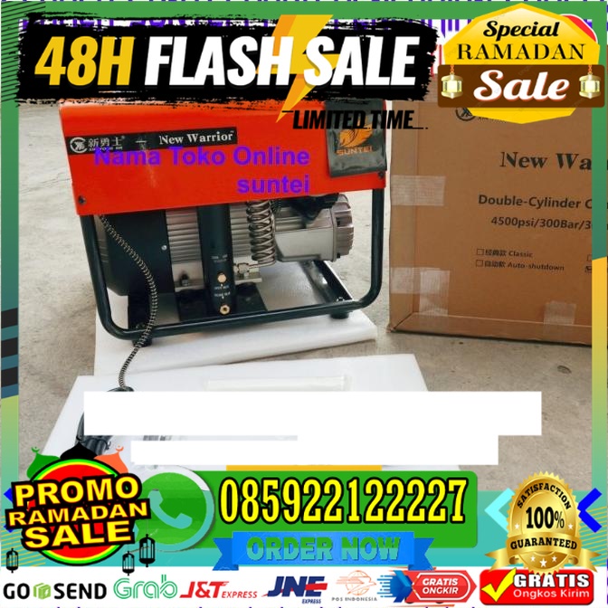 Jual Kompressor Pcp New Warrior Double Cylinder/ New Warrior Giant ...