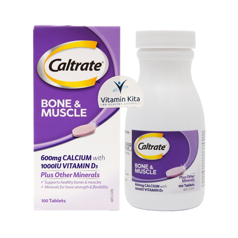 Jual Caltrate Bone And Muscle Health Plus Minerals 100 Tab Shopee