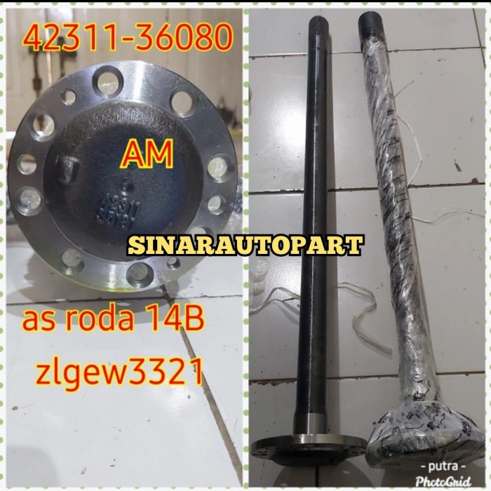 Jual MSP AS RODA BELAKANG REAR AXLE SHAFT RINO 14.B | Shopee Indonesia