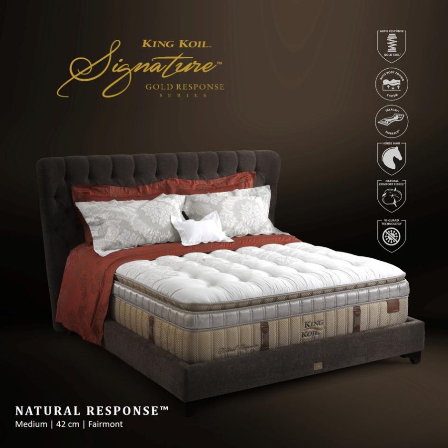 Jual mattress matras kasur springbed king koil Natural response ...