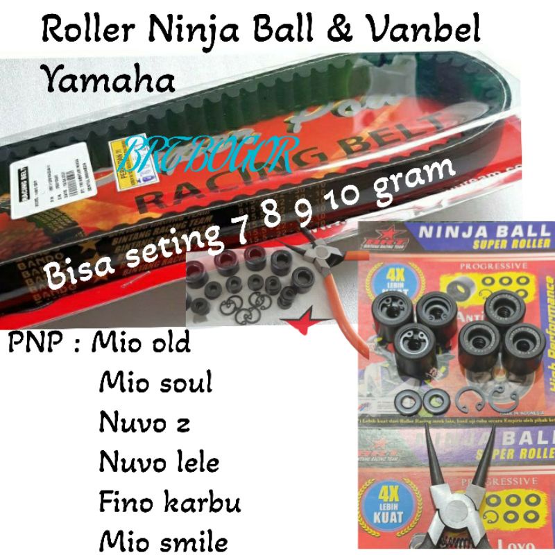 Jual Paket Roller Vanbelt V Belt Brt Ninja Ball Mio Sporty Mio Old