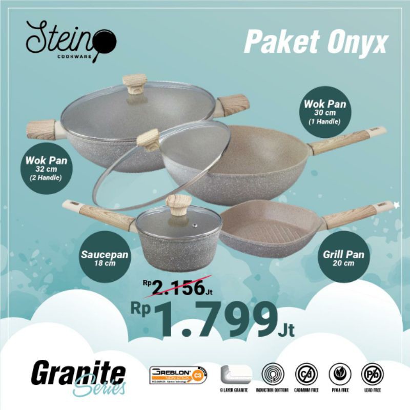 Jual Steincookware Paket Onix Shopee Indonesia