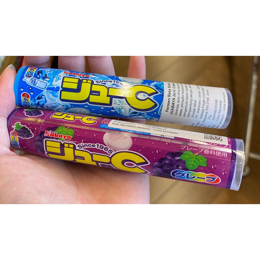 Jual Kabaya Ju-C Permen Rasa Anggur dan Soda | Shopee Indonesia