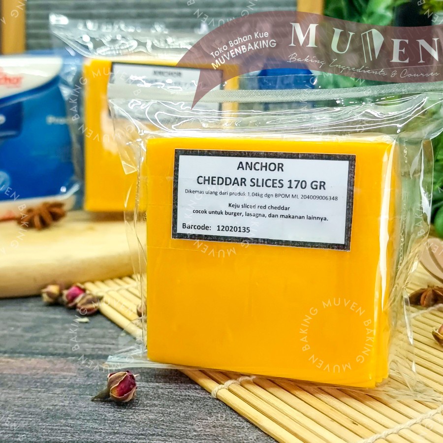 Jual ANCHOR SLICED CHEDDAR COLORED 170 GR | Shopee Indonesia