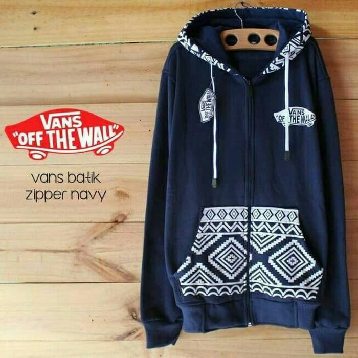 Jaket vans off 2025 the wall batik