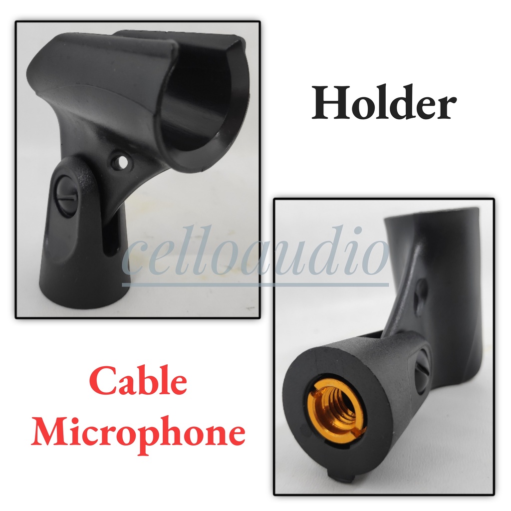 Jual Holder Microphone Kabel Jepitan Mic Kabel JMK Capit Microphone