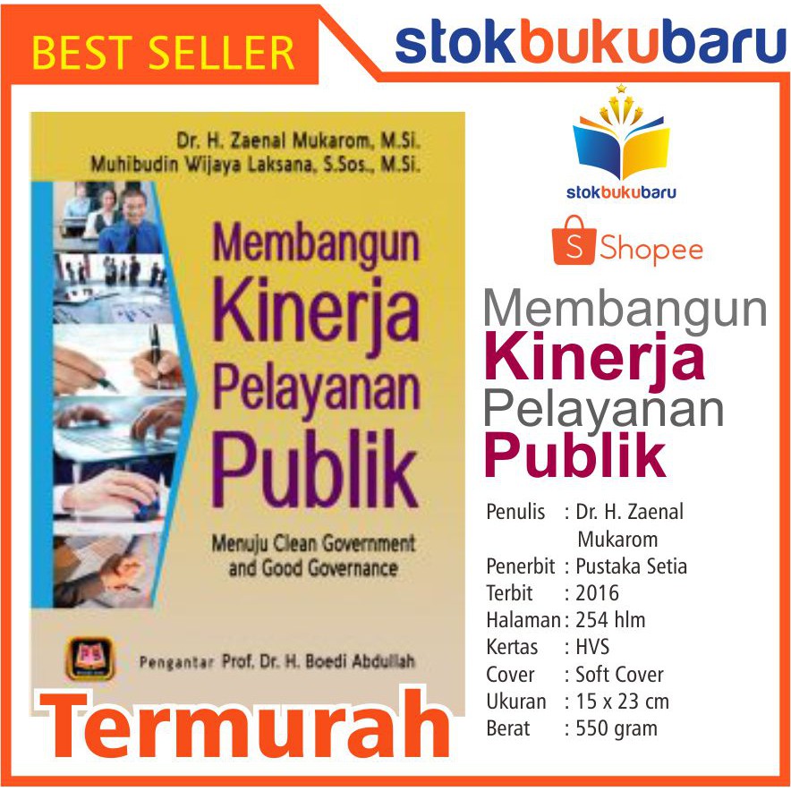 Jual Buku Membangun Kinerja Pelayanan Publik Menuju Clean Government ...