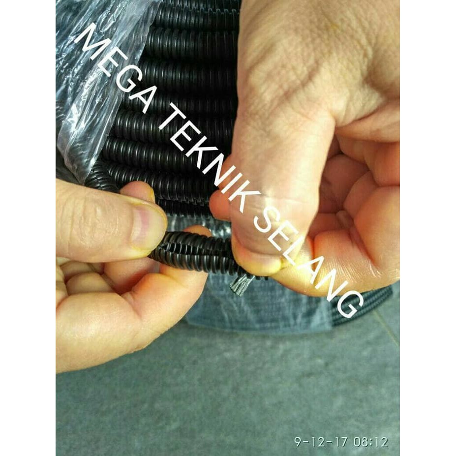 Jual Selang Spiral 7MM Flexible Belah 10Mtr Bungkus Kabel Mobil Motor ...
