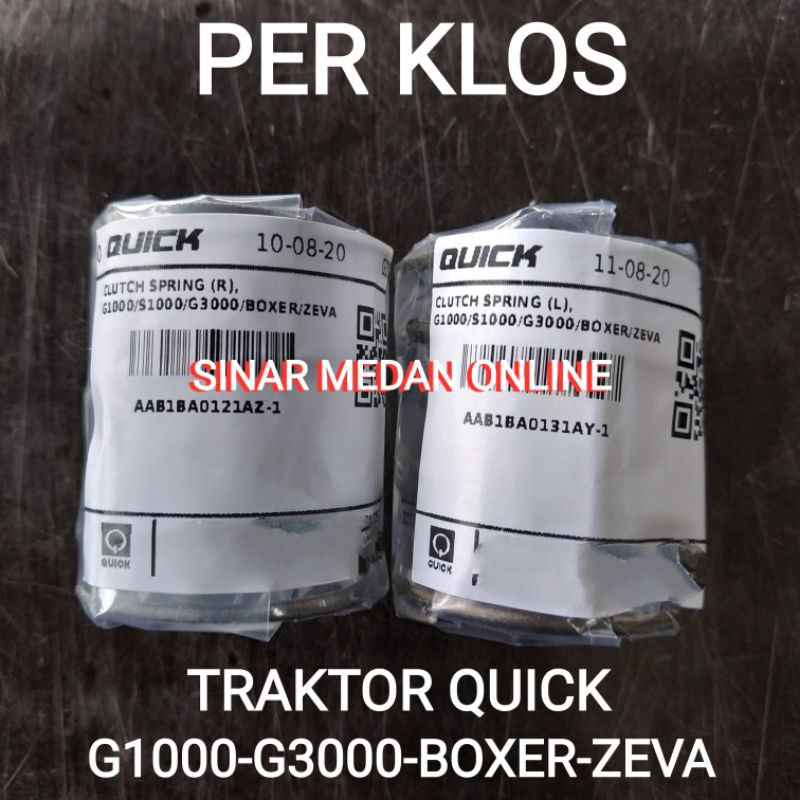 Jual TRAKTOR QUICK CLUTCH SPRING G1000 BOXER ZEVA G3000 PER KLOS 1 SET ...