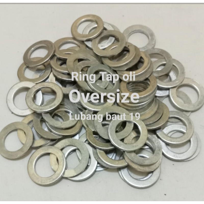 Jual Ring Tap Oli Oversize Alumunium M14 Lubang Baut 19 Shopee