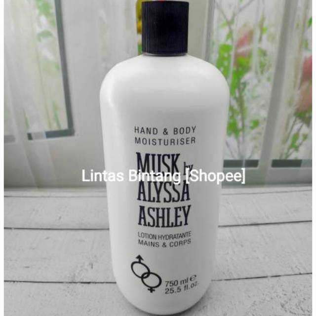 Jual Musk by Alyssa Ashley Hand and Body Moisturizer/ Lotion 750Ml