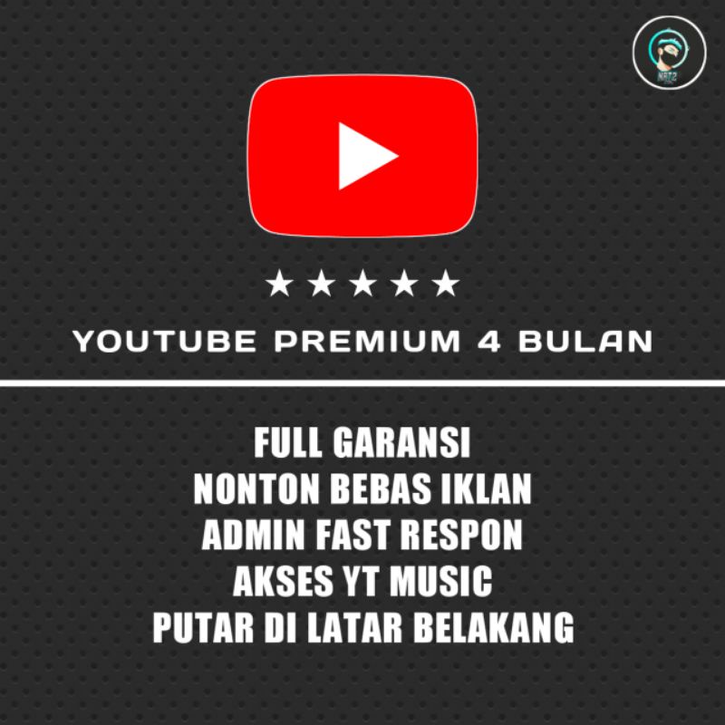 Jual YOUTUBE PREMIUM 4 BULAN Shopee Indonesia   C4337f47004853df690b1329c76d95c3