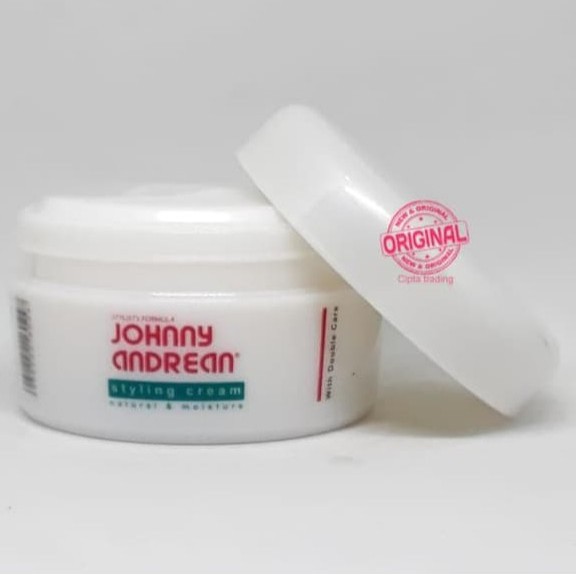 Jual JOHNNY ANDREAN STYLING CREAM NATURAL & MOISTURE Shopee Indonesia