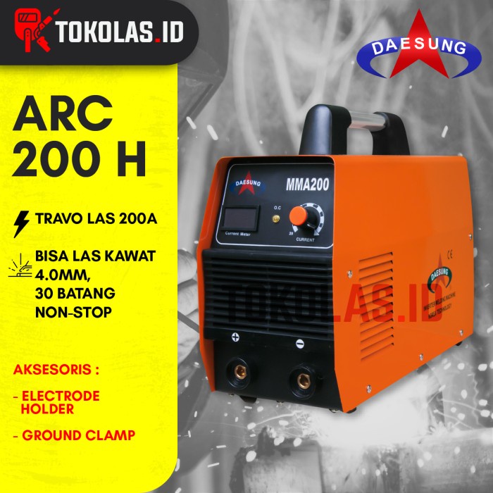 Jual Mesin Travo Las Listrik Inverter Mma Arc Daesung Arc H Shopee Indonesia