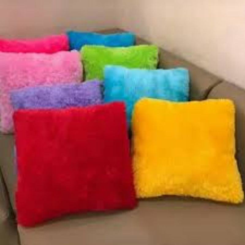 Jual BANTAL KURSI RASFUR BULU BONEKA 40X40 MURAH DAN MERAH | Shopee ...