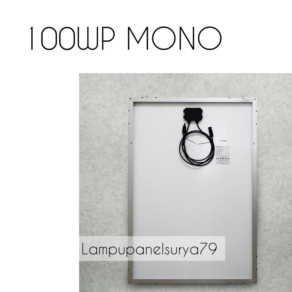 Jual Solar Panel Surya Cell SOLANA Module Mono 100WP | Shopee Indonesia