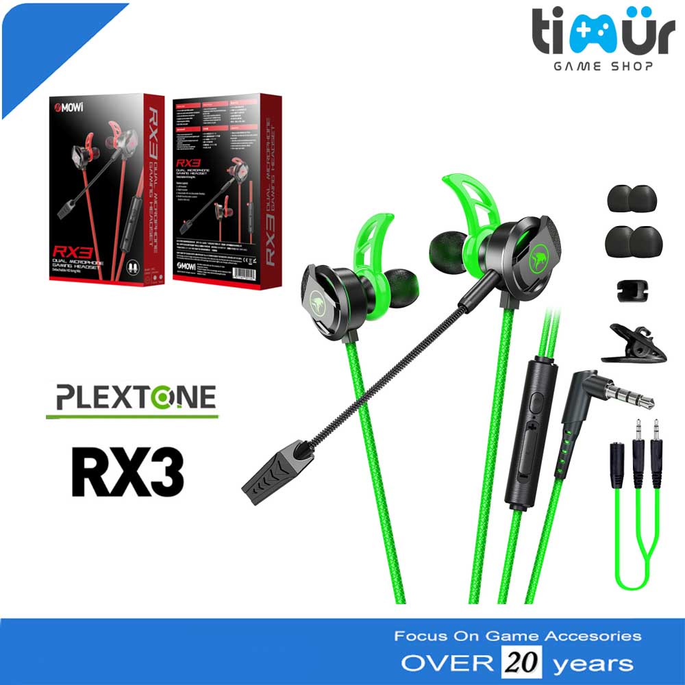 Jual Plextone RX3 Earphone Headset Gaming Original PUBG Mobile