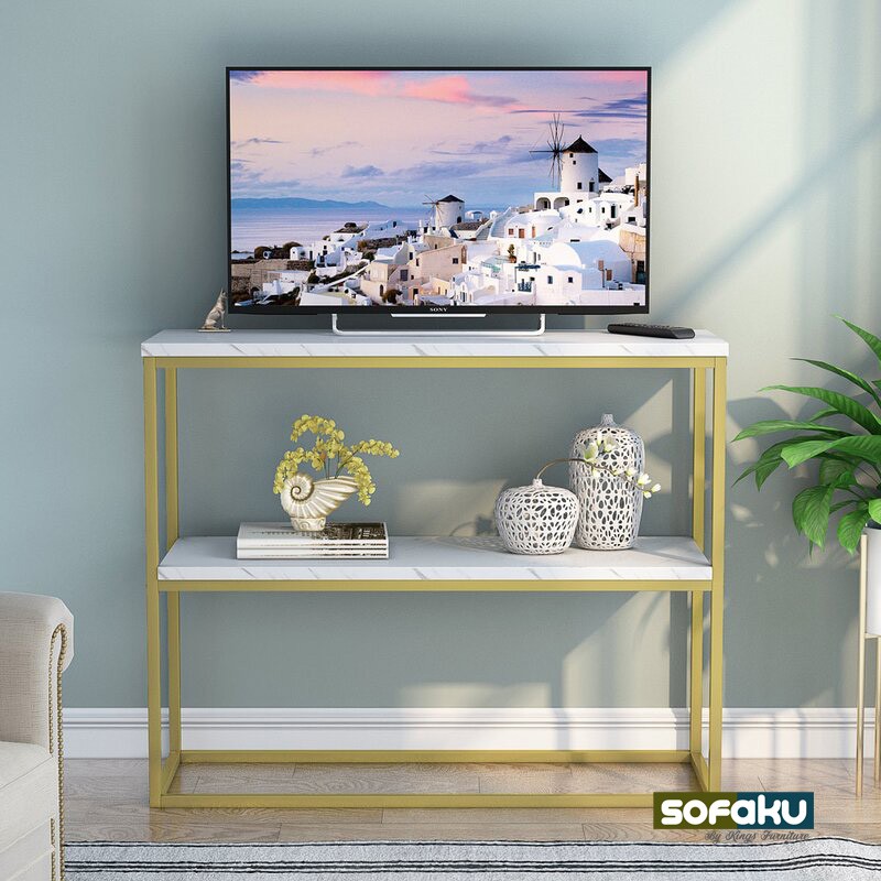 Jual Promo Console Table C-0707 - Custom Meja Konsul Gold Besi - Meja ...