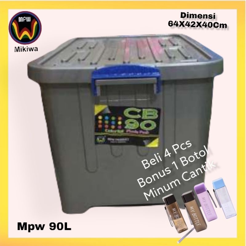Jual container box kapasitas 90 liter Untuk Keluar Kota kirim via cargo ...