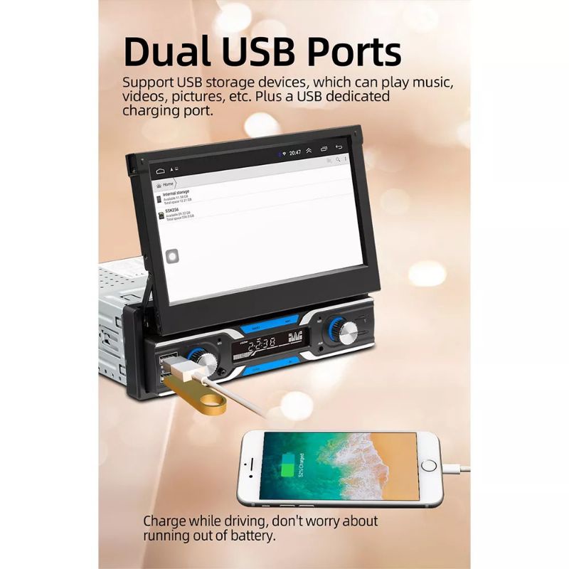 Jual Head Unit Android Single Din 7 Inch Indash | Shopee Indonesia