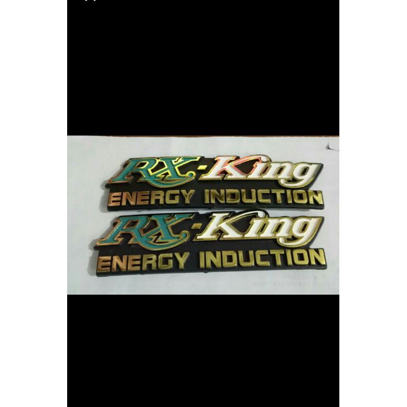 Jual Logo Emblem Box Aki Tutup Aki RX King hijau energy induction ...