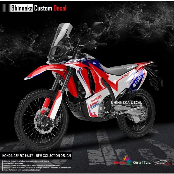 Jual DECAL STICKER SUPER PREMIUM CRF 250 RALLY LIVERY | Shopee Indonesia