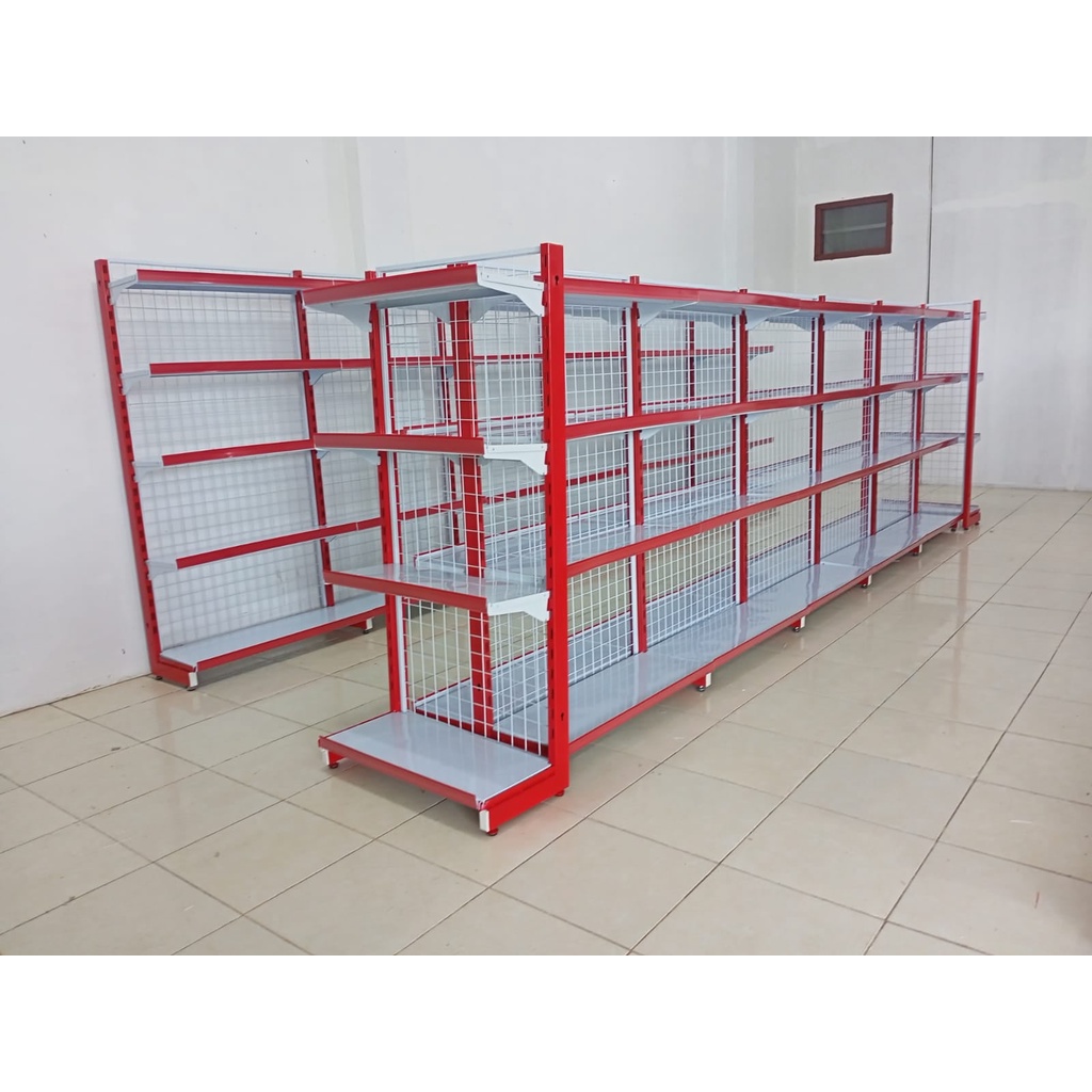 Jual Rak Gondola / Rak Minimarket Tipe A3 | Shopee Indonesia