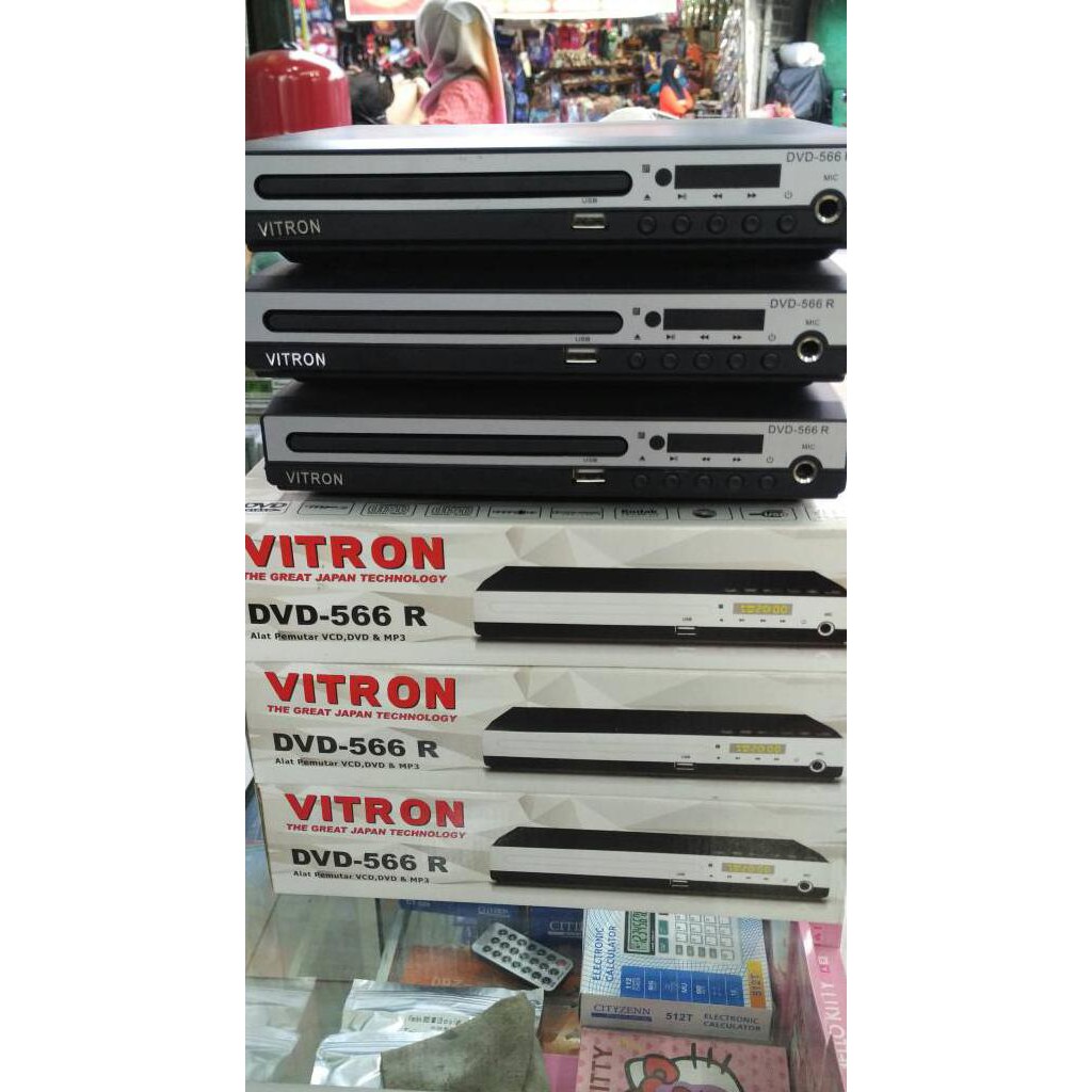 Jual DVD VITRON MINI/PORTABLE /DVD PLAYER MP4 MURAH Shopee Indonesia