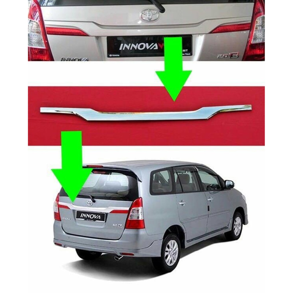 Jual Trunk Lid Full Chrome Grand Innova Limited | Shopee Indonesia