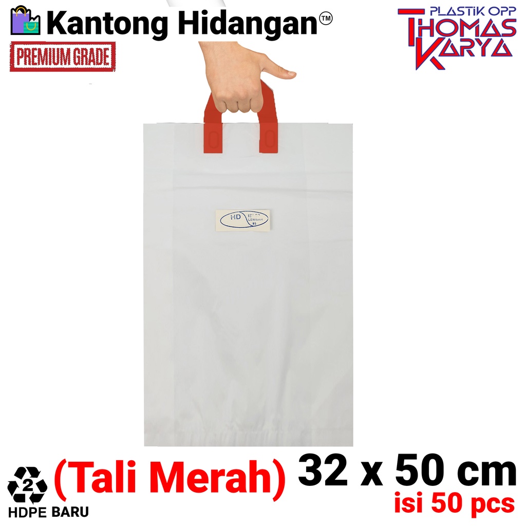 Jual 32x50 Cm Kantong Hidangan™ Tali Warna Tas Plastik Hajatan