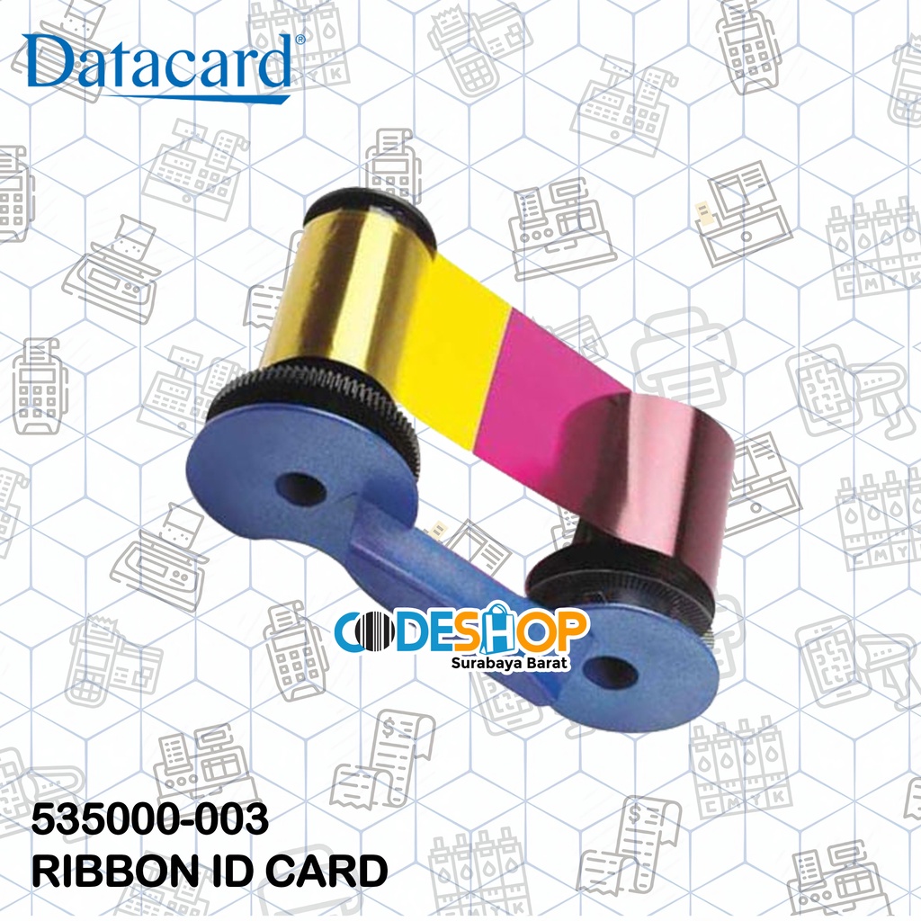 Jual RIBBON TINTA DATACARD CD800 CD 800 YMCKT 535000003 ( 500