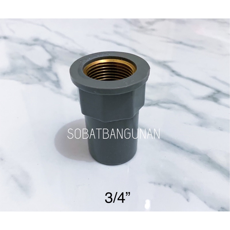 Jual Faucet Socket Kuningan Sova Sok Drat Dalam Kuningan