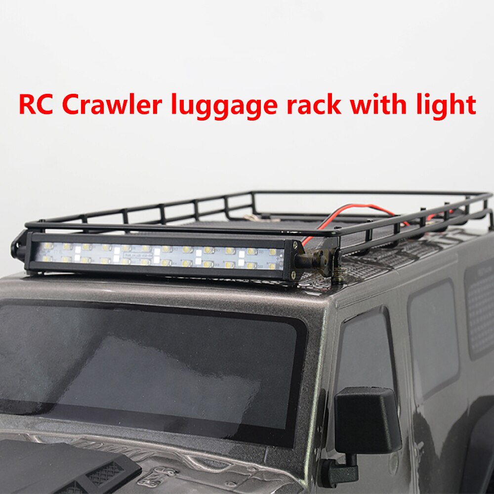 Jual Metal Roof Rack LED RC Mobil Luggage Carrier Adventure RGT Axial 1 ...